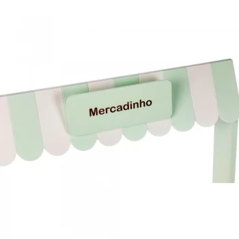 Mercadinho Infantil de Madeira Verde Claro Fabrink