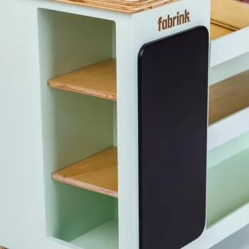 Mercadinho Infantil de Madeira Verde Claro Fabrink